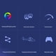 thumbnail image 5 of Controlador de juegos RGB Compatible con Bluetooth para PS4/PS3/Switch para Android/iOS/PC, 5 of 8