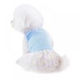 thumbnail image 1 of Vestido de princesa con chaleco de gasa y flores para perros y gatos de verano, 1 of 4