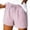 14# Pink, variant on Summer Shorts for Women 2026 Casual Trendy Vacation Beach Cotton Linen Elastic Waist Drawstring Shorts with Pockets Dark Blue S