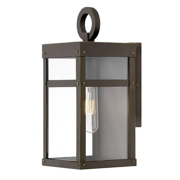 1 Light Extra Small Outdoor Wall Lantern in Transitional Style 5.5 inches Wide By 13 inches High-Oil Rubbed Bronze Finish-Incandescent Lamping Type