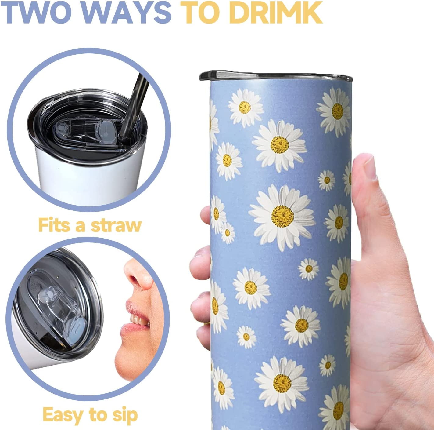 PREORDER: RERUN Mini Cup and Daisy Straw Stopper 7.24.23 osym – The Savvy  Cactus Co