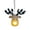 Brown#1, variant on Christmas JoyMoreHome Personalized Metal Bell Christmas Ornament Hanging Pendant Ornaments 2024 Xmas Tree Decoration with Hanging Rope Unique Christmas Gift Party Supplies