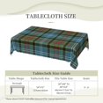 thumbnail image 6 of Rectangle Table Cloth, Paisley Clan Tartan Resistant Washable Tablecloth Decorative Table Cover for Dining, Indoor and Outdoor, 6 of 6