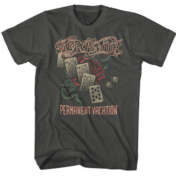 Aerosmith Permanent Vacay Smoke Adult T-Shirt L