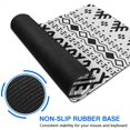 thumbnail image 6 of Long Mouse Pads for Desk,Black Geometric Striped Pattern Desk Mats on Top Of Desks, Desk Mouse Pad Extra Large with 3mm Non-Slip Base and Stitched Edge for Gaming,Office,Work,Home 31.5"x11.8", 6 of 6