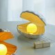 thumbnail image 3 of Shell Pearl Light Led Accent Lamp Portable Nightlight - white dontodent, 3 of 5