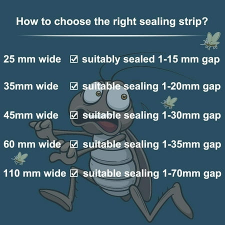 

CFX Silicone Door Weather Seal 16.4Ft Door Bottom Weather Stripping Door Draft Blocker Self Adhesive Tape Seal Fits Door Window Bottom & Side Doors Silicone Sealing Sticker Strip Noise Stopper