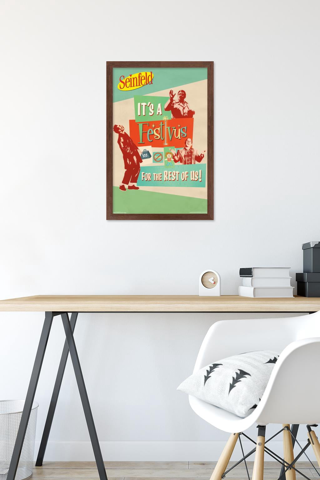 Seinfeld - Festivus Wall Poster, 14.725" x 22.375", Framed