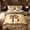 Brown B, variant on Erosebridal Ribbon L Letter Kids Twin Bedding Sets, Fashion Leopard Print Bedding Comforter Set, 7 Pieces