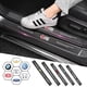 thumbnail image 2 of 4pcs/ser Fibra De Carbono Puerta Del Coche Alféizar Anti Patada Etiqueta Engomada Rasguño Auto Umbral Tira Cinta Impermeable Proteger Película Accesorios, 2 of 4