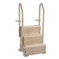 thumbnail image 1 of KFFKFF Swimming Pool Ladder, 3-Step Double Handrails Stairs with Non-slip Heavy Duty Steps, Max Load Capacity 400 lbs, for 36-48 Inch Inground & Above-ground Pools of Any Decking Surface, 1 of 9