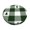 Green White Lumberjack Plaid, variant on Naloa Green White Lumberjack Plaid Round Bar Stool Cushion Cover 12-14 inch, Fits Kitchen, Office, Restaurant Chairs - 12 inch