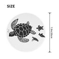 thumbnail image 3 of Disketp Family Of Sea Turtles Small Mouse Pad 7.9x7.9 Inches,Washable Round Mousepad for Office Laptop Computer,Non-Slip Rubber Base Mouse Pads for Wireless Mouse, 3 of 8