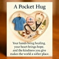 thumbnail image 4 of Pocket Hug Card For Nurses and Doctors, Encouragement Token For Healthcare Appreciation Thank G You Nurse Card, Heroes with, 4 of 6