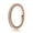 Rose gold, variant on Peach Heart Openwork Copper Ring With Gold Plated Gemstone Inlay For Women Elegant Statement Jewelry For Festivals