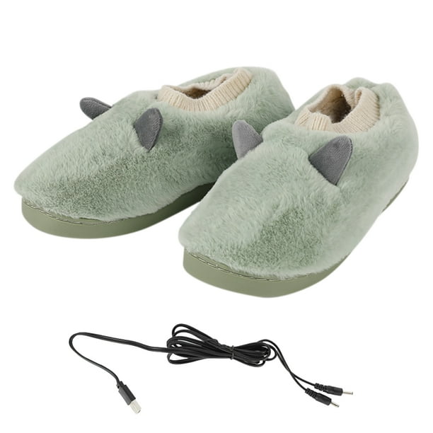 Calentador de pies eléctrico Zapatillas USB extraíble Seguro Cómodo para uso en el hogar y la oficina JShteea El nuevo