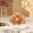 thumbnail image 6 of WLPZXP Artificial Flower Head Blossom Simulation Romantic Fake Flower for Background orange 50cm, 6 of 9