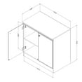 thumbnail image 2 of South Shore Morgan Small 2-Door Storage Cabinet, 2 of 9