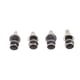 thumbnail image 3 of 4pcs Negro, Tornillos De Perno De De Matrícu Del Coche Hexagonal Universal Soledad Pernos hexagonales del marco de la placa, 3 of 8