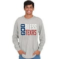 thumbnail image 5 of God Bless Texas Cute Christian Pride Long Sleeve TShirt Men Women Brisco Brands S, 5 of 6