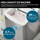 thumbnail image 2 of Máquina de hielo Whynter IMC-491DC portátil de acero inoxidable de 22 kg, 2 of 9