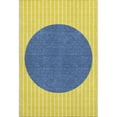 thumbnail image 2 of Addison Rugs Mayfield Premium Machine Washable Transitional Stripes Yellow Rectangle Rug, 5' x 7'6", 2 of 6