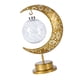 thumbnail image 2 of Luz decorativa de mesa, lámpara de luna de mesa, lámpara de luna LED de hierro, lámpara de escritorio con forma de luna, funcionalidad inteligente, 2 of 10