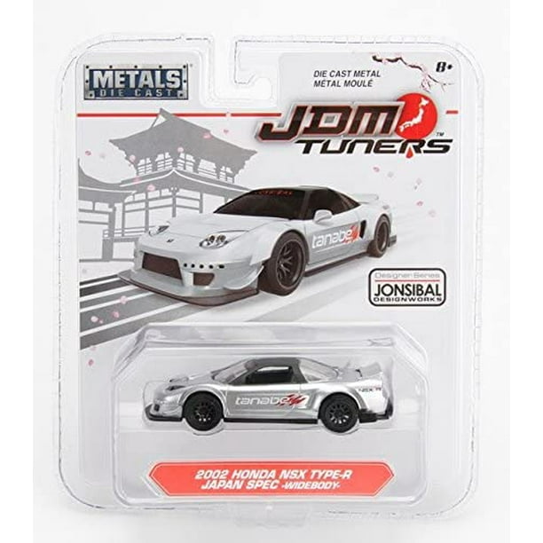 Jada 1 64 Jdm Tuners 02 Honda Nsx Type R Japan Spec Widebody Silver Walmart Com Walmart Com