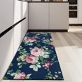 thumbnail image 4 of Pioneer Flower Floral Print Pattern Kitchen Rug Mat,Kitchen Runner Rugs Non Skid Washable,Decorative Kitchen Floor Mats for Kitchen,Sink,Laundry,17"X47", 4 of 5
