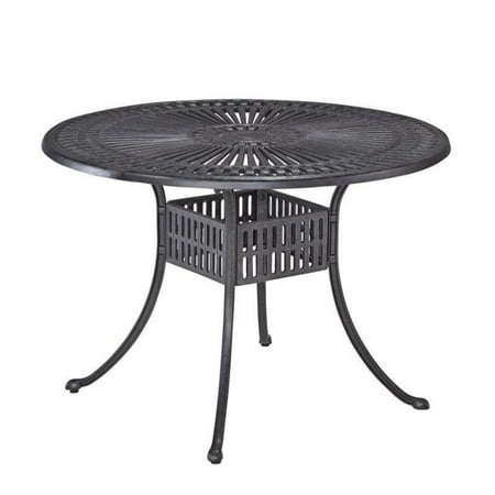 Home Styles Largo 42 Round Patio Dining Table In Charcoal Canada Largo 42 Round Patio Dining Table, 42 Inch Round Outdoor Dining Table