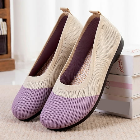 

Vedolay Heeled Casual Shoes Women s Thick Sole Casual Loafers Comfort Round Toe Platform Slip On Walking Shoes Yellow 8.5