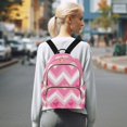 thumbnail image 7 of FORMRS Mini Backpack Purse for Women Quilted Travel Daypack Casual Shoulder Bag, Heart Geometric, 7 of 7