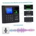 thumbnail image 2 of Time Attendance Machine Fingerprint Password Time Clock For Employee With Finger Scan, RFID And PIN Punching In One Easy To Use, 2 of 5
