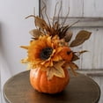 thumbnail image 1 of Decoraciones de Halloween, adornos de Halloween, regalos de Halloween, festival de Halloween, adorno de calabaza grande, decoración del hogar, adorno de escritorio de hoja de arce, girasol, calabaza d, 1 of 2