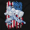 thumbnail image 2 of Street Fighter America Flag USA Guile Men's Graphic T Shirt Tees Brisco Brands S, 2 of 6