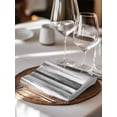 thumbnail image 6 of Black Gray White Cloth Napkins Set of 6 Reusable Dinner Napkins, Vintage Rustic Abstract Ombre Aesthetic Cocktail Napkin Washable Table Napkins for Wedding/Holiday Party/Baby Shower 20"x20", 6 of 7