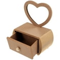 thumbnail image 2 of Clay DIY Dresser Simple Dressing Table Wooden DIY Storage Box with Mirror for Kids, 2 of 8