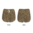 thumbnail image 5 of Lsque Leopard1 Printed Women's Running Shorts with Liner Pockets,Elastic Quick Dry Workout Athletic Gym Yoga Shorts,Womens High Waist Shorts-XX-Large, 5 of 9