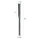 thumbnail image 3 of 10pcs 3.175mm carburo de tungsteno Fresa CNC Fresa de corte doble Flautas rectas Rotary Rotars Set Ecomeon  no, 3 of 4