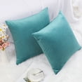 thumbnail image 2 of PiccoCasa 18"x18" Throw Pillow Covers Euro Decorative Throw Pillowcases Set of 2, Blue, 2 of 8