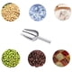 thumbnail image 3 of 5 cucharadas dulces y 5 pinzas para hielo, cucharas de acero inoxidable para supermercado, dulces, café, cubo de hielo, boda, cocina, bar, barbacoa, dulces, postre, buffet, café, té, 3 of 6