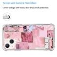 thumbnail image 5 of Pink Aesthetic Case Compatible with iPhone 14,Aesthetic Art Design TPU Full Cover Shock-proof Case, 5 of 7