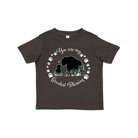 

Inktastic You are my Greatest Blessing with Bear Family Boys or Girls Toddler T-Shirt
