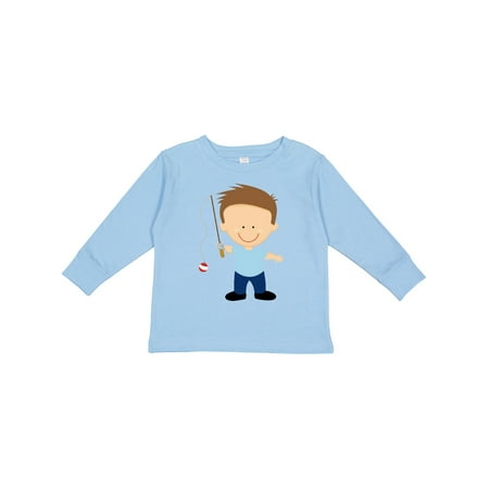 

Inktastic Fishing Boy or Dad Gift Toddler Boy Girl Long Sleeve T-Shirt
