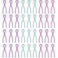 thumbnail image 1 of 60 pinzas para carrete de hilo, 3 colores, resistentes abrazaderas de plástico para máquina de coser y organizador de bobinas., 1 of 5