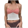 thumbnail image 1 of Cameland Camisoles Décontractées pour Femmes, Printemps Été, Couleur Unie Douce, Col Rond, 1 of 9