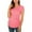Pink, variant on Women's Maternity Tops Tunic T-Shirt Pregnancy Clothes Ladies Fashion Solid Color Print Short Sleeve Pregnant Woman Casual Clothe Top