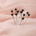 thumbnail image 2 of DESIGNICE Water Drop Needle,Easy Operation Pearl Head Pins,Quick Fix Ball Head Pins,Black, 2 of 3