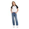 thumbnail image 4 of Jordache Girls High Rise Baggy Straight Jean, Sizes 5-18, 4 of 7
