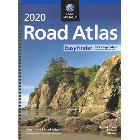 Rand McNally 2020 Road Atlas Midsize Easy Finder - (Best Off Road Map App)